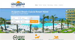 Desktop Screenshot of acapulco-cyprus.com